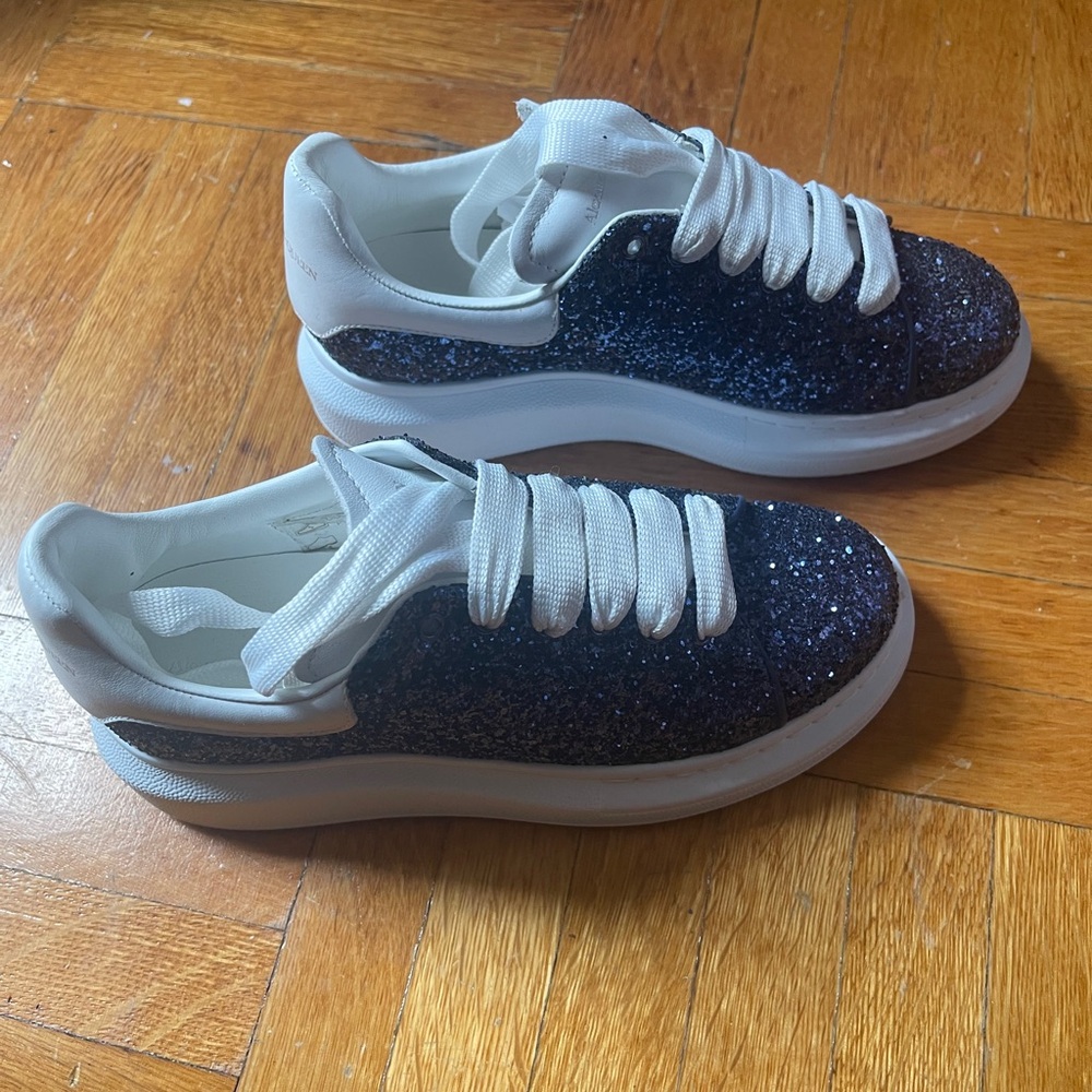 Authentic Alexander McQueen kids sneakers.